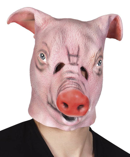 Feestbazaar Hoofdmasker Varken latex