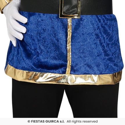 Feestbazaar Hoofdpietje Kostuum Kind Blauw/Zwart