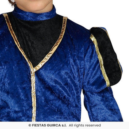 Feestbazaar Hoofdpietje Kostuum Kind Blauw/Zwart