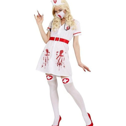 Feestbazaar Horror bloederige verpleegster kostuum