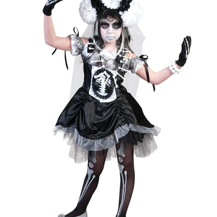 Feestbazaar Horror Bruid pakje Halloween meisje