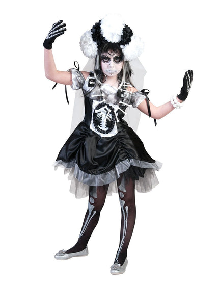 Feestbazaar Horror Bruid pakje Halloween meisje