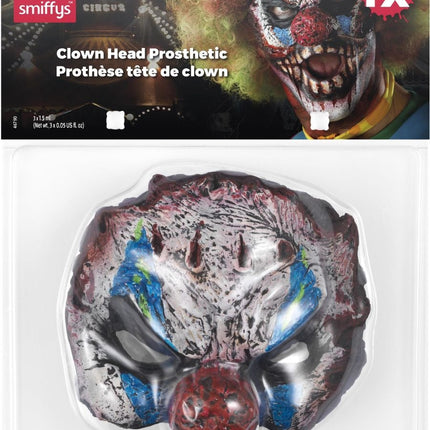 Feestbazaar Horror Clown Gezicht Latex Kit