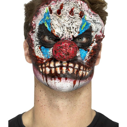 Feestbazaar Horror Clown Gezicht Latex Kit