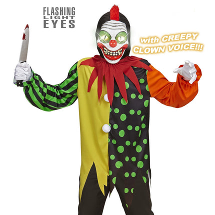 Feestbazaar Horror Clown Jongen Kostuum Elektro
