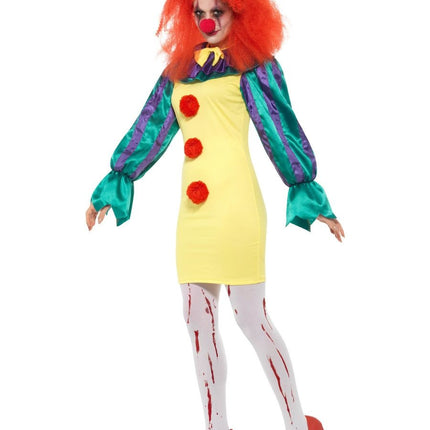 Feestbazaar Horror Clown Jurkje Dames Klassiek