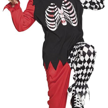 Feestbazaar Horror Harlequin kostuum kind
