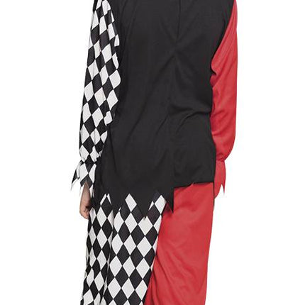 Feestbazaar Horror Harlequin kostuum kind