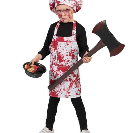 Feestbazaar Horror Slagersoutfit kind Halloween