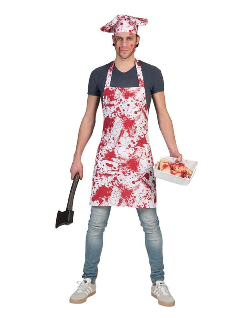 Feestbazaar Horror Slagersoutfit Volwassen Halloween