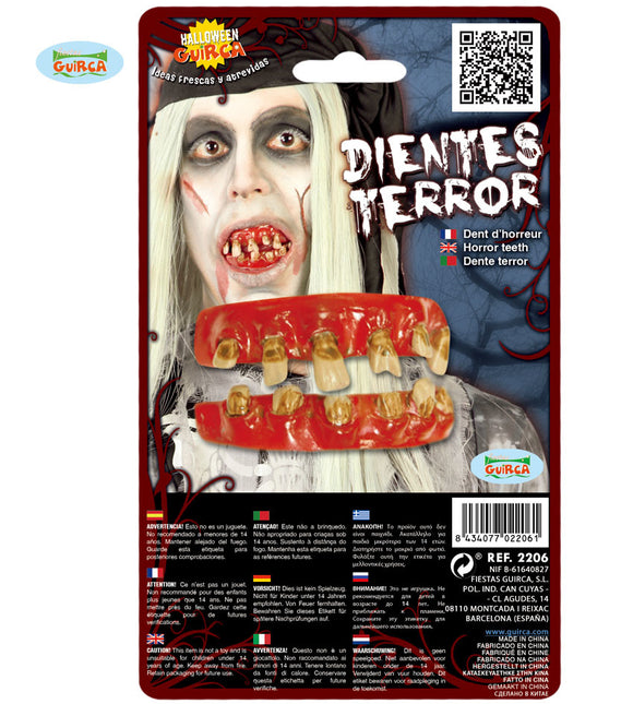 Feestbazaar Horror Tanden Gebit