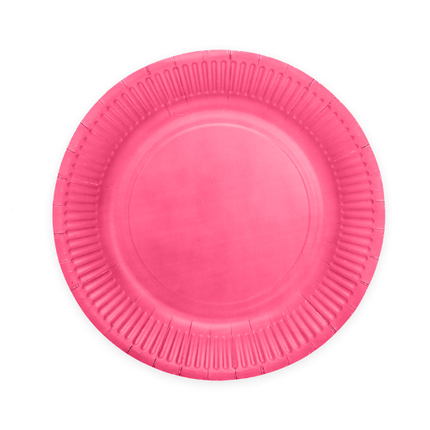 Feestbazaar Hot Pink Gebaksbordjes 18cm FSC (8st)