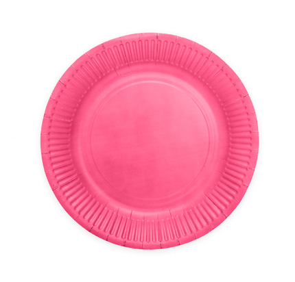 Feestbazaar Hot Pink Gebaksbordjes 18cm FSC (8st)