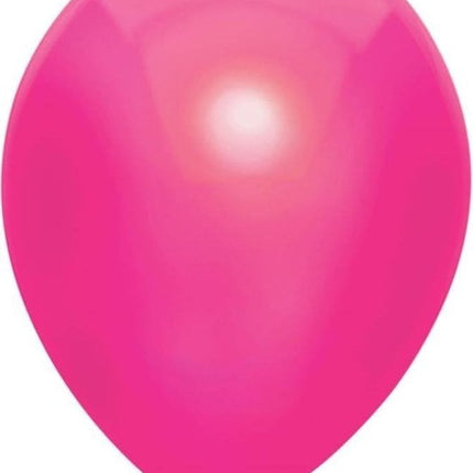 Feestbazaar Hot Pink Metallic Ballonnen - 100 stuks