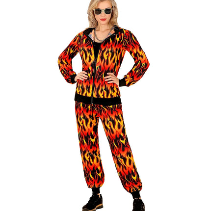 Feestbazaar Hotshot Trainingspak Vlammen Unisex