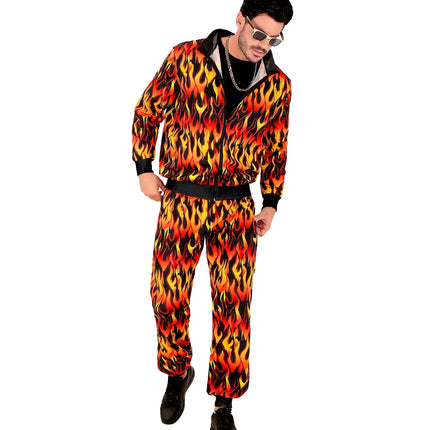 Feestbazaar Hotshot Trainingspak Vlammen Unisex