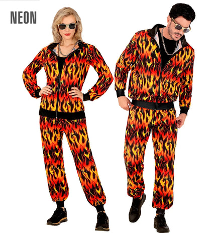 Feestbazaar Hotshot Trainingspak Vlammen Unisex