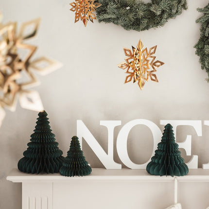 Feestbazaar Houten letter O Wit (17x20cm)
