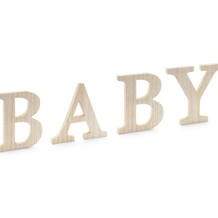 Feestbazaar Houten Letters 'BABY'