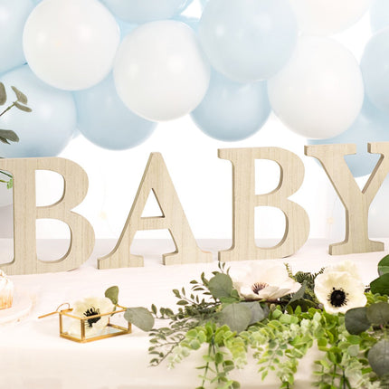 Feestbazaar Houten Letters 'BABY'