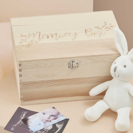 Feestbazaar Houten Opbergdoosje Memory Box