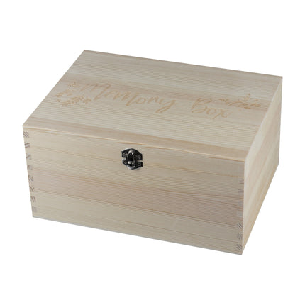 Feestbazaar Houten Opbergdoosje Memory Box