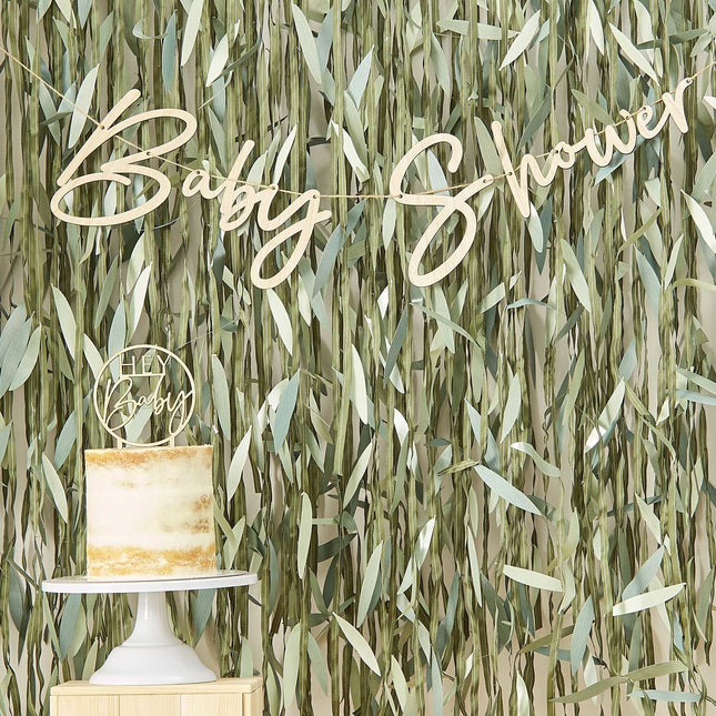 Feestbazaar Houten Slinger Decoratie Baby Shower