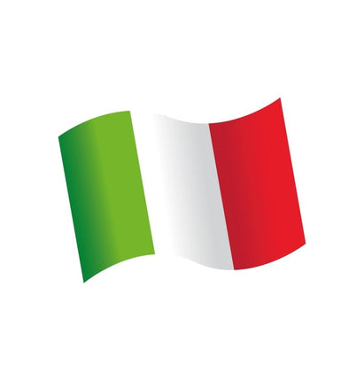 Feestbazaar Houten Tafeldecoratie Italiaanse Vlag (16st)