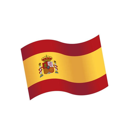 Feestbazaar Houten Tafeldecoratie Spaanse Vlag (16st)