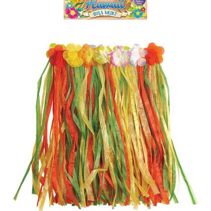 Feestbazaar Hula Hawaii Rokje Multikleur Kind met Bloemen
