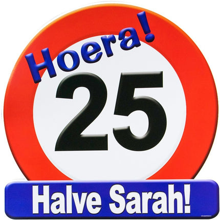 Feestbazaar Huldeschild 25 jaar Halve Sarah