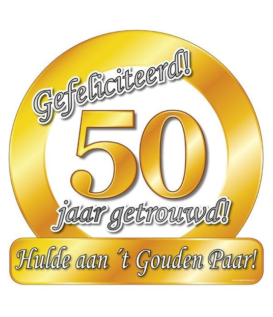 Feestbazaar Huldeschild 50 Jaar Getrouwd