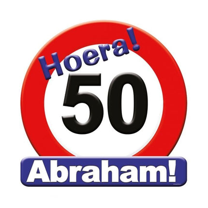 Feestbazaar Huldeschild Abraham 50 jaar