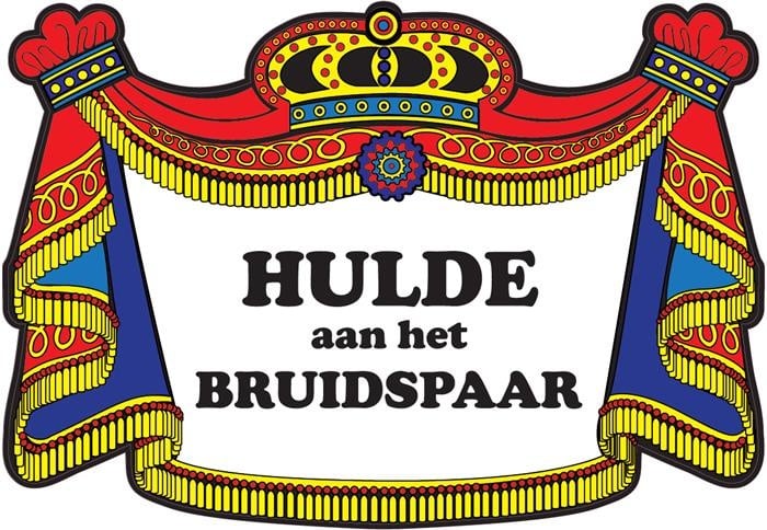 Feestbazaar Huldeschild bruidspaar