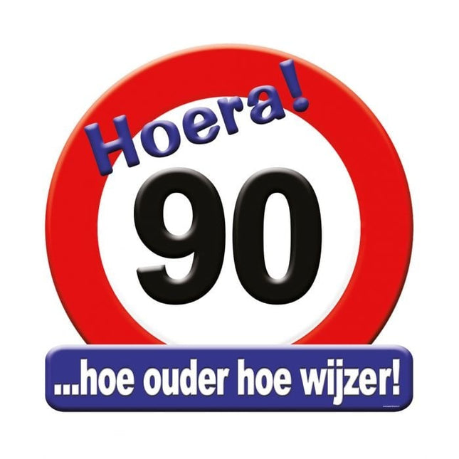 Feestbazaar Huldeschild Hoera 90 Jaar