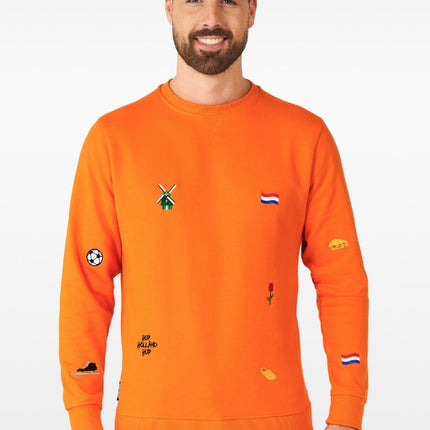 Feestbazaar Hup Holland Trui Oranje Deluxe