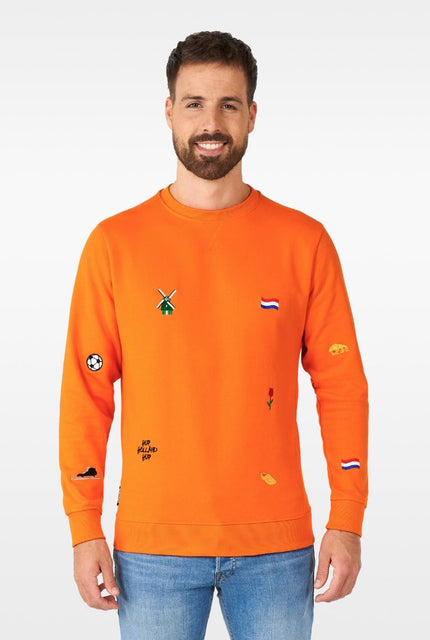 Feestbazaar Hup Holland Trui Oranje Deluxe