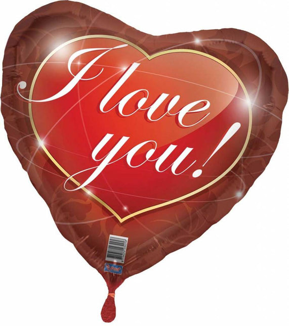 Feestbazaar I Love You Folieballon