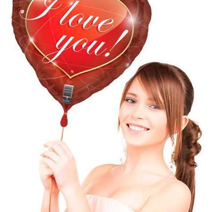 Feestbazaar I Love You Folieballon