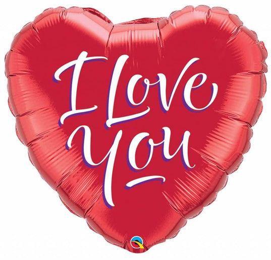 Feestbazaar I Love You - Hart Ballon 46cm