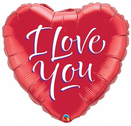Feestbazaar I Love You - Hart Ballon 46cm