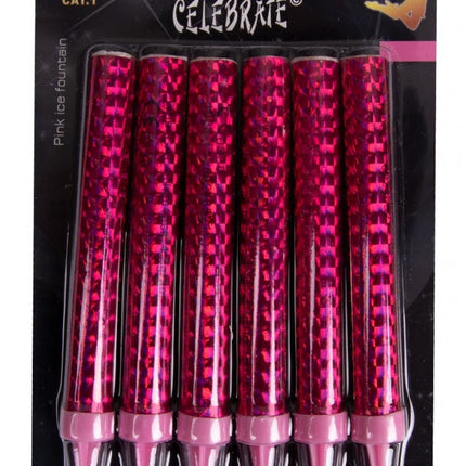 Feestbazaar IJsfonteinen Roze (6st)