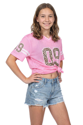 Feestbazaar Ijshockeyshirt Oversized Kind Roze