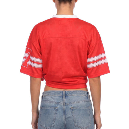 Feestbazaar Ijshockeyshirt Oversized Rood Unisex