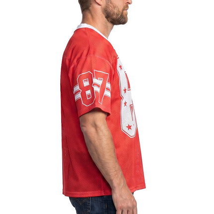 Feestbazaar Ijshockeyshirt Oversized Rood Unisex