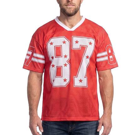 Feestbazaar Ijshockeyshirt Oversized Rood Unisex