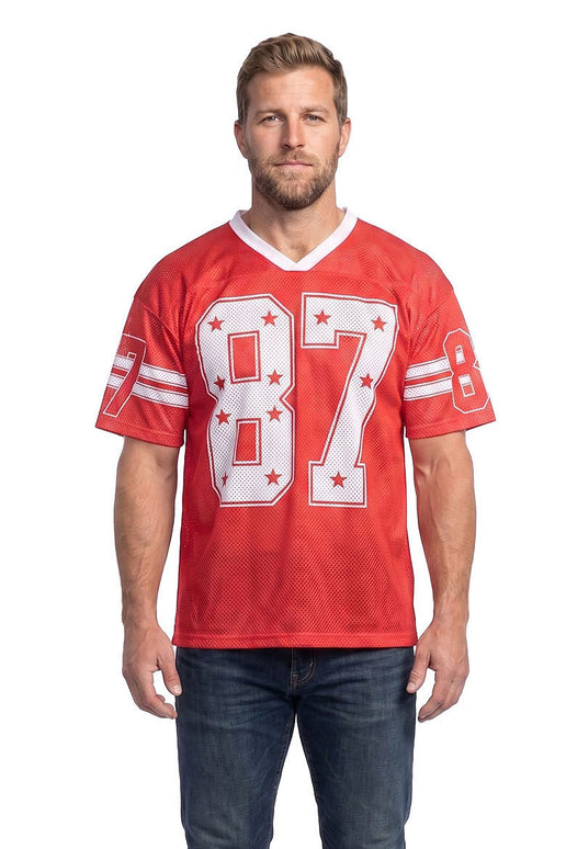 Feestbazaar Ijshockeyshirt Oversized Rood Unisex