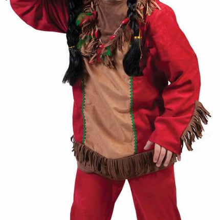 Feestbazaar Indiaans jongen kostuum Red Hawk elite