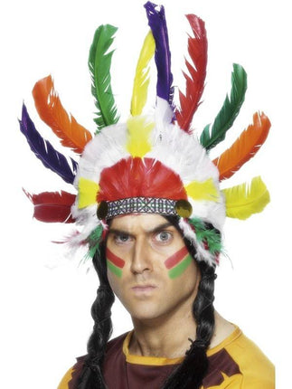 Feestbazaar Indianen hoofdtooi