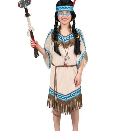 Feestbazaar Indianen Jurk Meisje Tipi